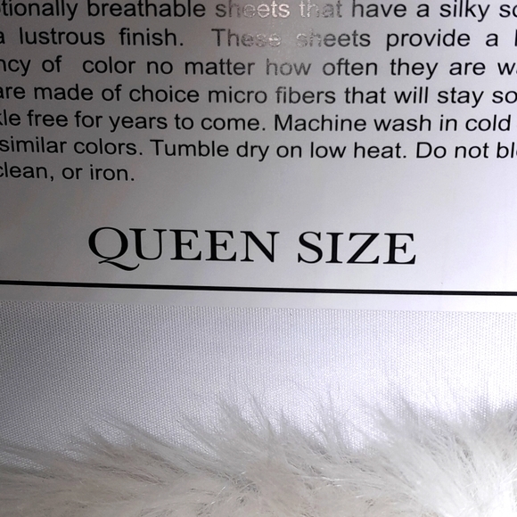 Bamboo Essence Queen White 6 Piece Sheet Set - Picture 5 of 10